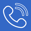 call us blue icon